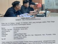 Ket gambar: Di  Laporkan Dua Orang ke Polda Sultra( Foto Man)